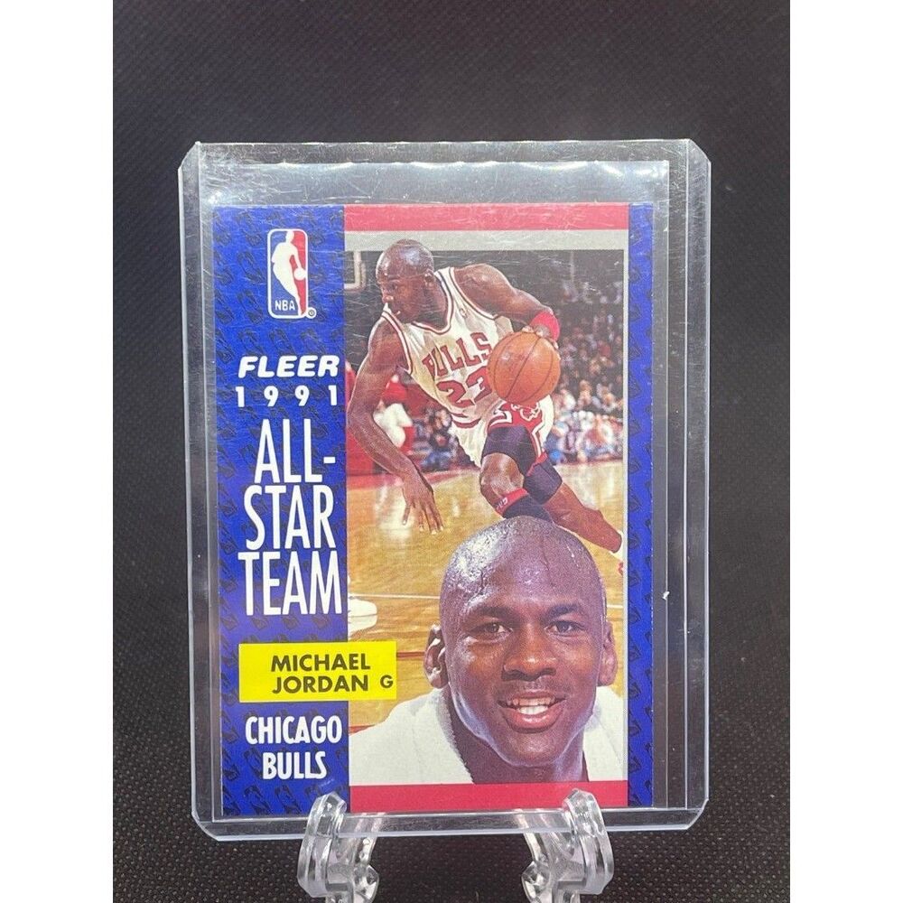 Michael Jordan Card 1991-92 Fleer #211